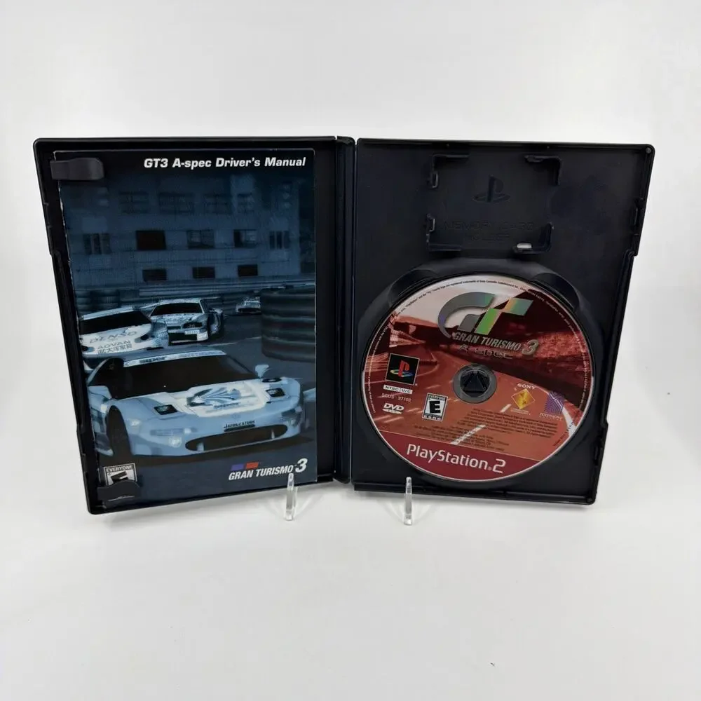 Gran Turismo 3 A-Spec PS2 PlayStation 2 CIB Complete Tested Racing Game 2001